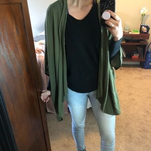 Women’s Army Green Short Sleeve Shawl